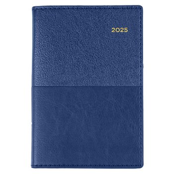 Diary 2025 Collins Vanessa B7R 125X80Mm 355.V59 Pocket Wtv Blue