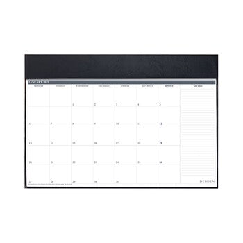 Planner 2025 Debden 420X594Mm 3902.V99 Desk Top Mtv Black