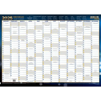 Planner 2025 Writeraze 500X700Mm Qc2 10600 Laminated