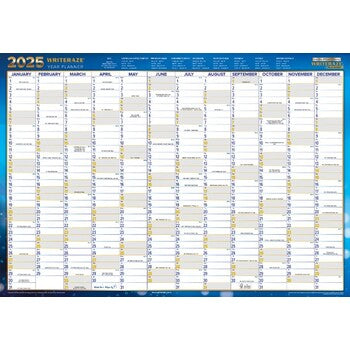 Planner 2025 Writeraze 700X1000Mm Qc2 10800 Laminated