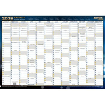 Planner 2025 Collins 700X1000Mm 11800 Qc2 Laminated Framed