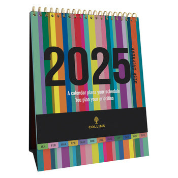 Calendar 2025 Collins 195X175Mm Edge Desk Mtv