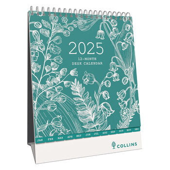 Calendar 2025 Collins 220X175Mm Tadc Desk Mtv