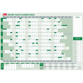 Planner 2025 Sasco 610X870Mm Enviro Ytv