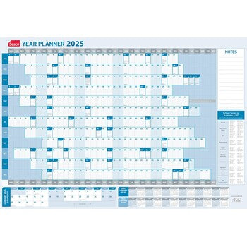 Planner 2025 Sasco 610X870Mm Standard Ytv