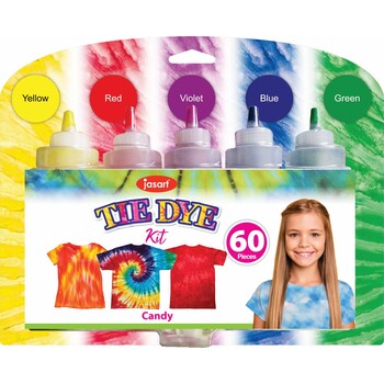 Art & Craft Jasco Tie Dye Kit 60 Piece Candy