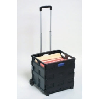 Trolley Marbig Collapsible Storage Black