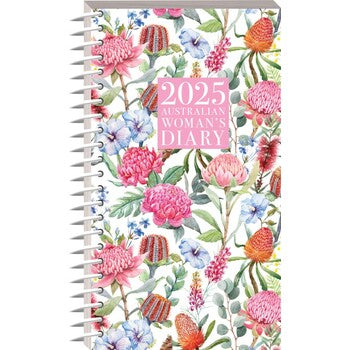 Diary 2025 Aust Womens 100X180Mm Wiro Slimline Wtv