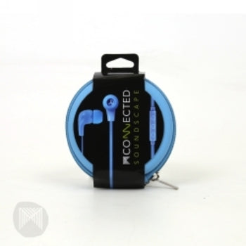Sp- Earphones Mconnected Soundscape W/Remote Blue