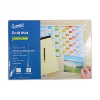 Desk Mat Super Clear Bantex Large 65X48Cm