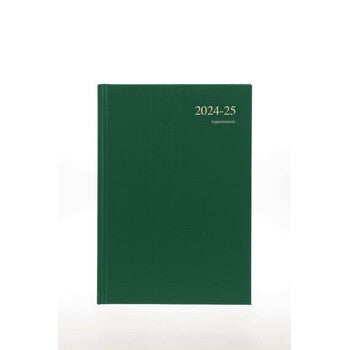 Diary Essential A4 Financial Year 24-25 Appointment Essa41M.52 Dtp Green