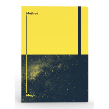 Notebook Jumble & Co A5 Ruled & Dot Grid Method & Magic Yellow