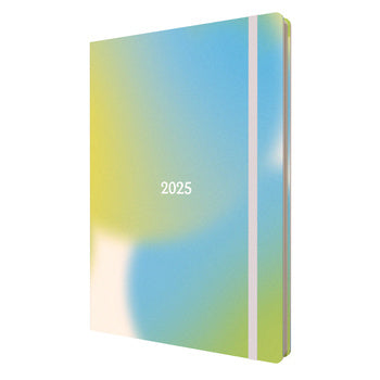 Diary 2025 Collins Abstract Gradients A5 E-Ag153.60-25 Recycled Wtv Blue