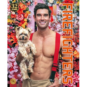 Calendar 2025 Aust Firefighters 290X240Mm With Dogs