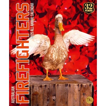 Calendar 2025 Aust Firefighters 290X240Mm Animals Only