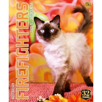 Calendar 2025 Aust Firefighters 290X240Mm Cats Only