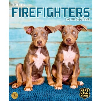 Calendar 2025 Aust Firefighters 290X240Mm Dogs Only