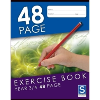 Exercise Book Sovereign 225X175Mm Year 3/4 Ruled 48Pg