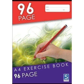Exercise Book Sovereign A4 8Mm Ruled 96Pg