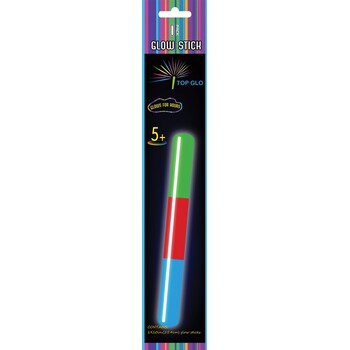 Glo Stick Alpen Light 21Cm 3 Asst Col Grn/Yel/Red
