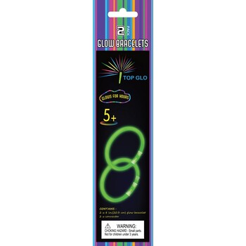 Glo Stick Alpen Bracelet 20Cm 2'S Asst Cols