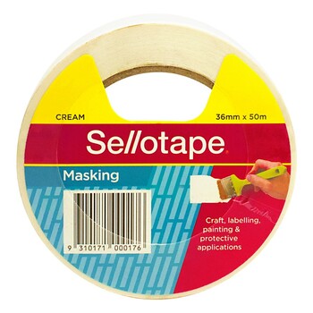 Tape Masking Sello 36Mmx50M Cream