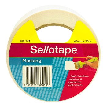 Tape Masking Sello 48Mmx50M Cream