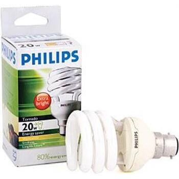 Globe CFL Spiral Tornado BC Warm White 20W