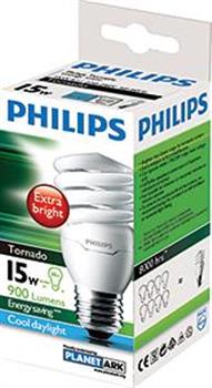 Globe CFL Sprial Tornado ES Warm White 15W