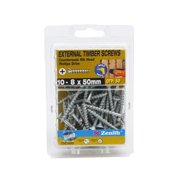 Screw Ext Timb C3 10-8X50 Pbx50