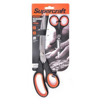 Scissors Stainless Steel 2Pce Supercraft