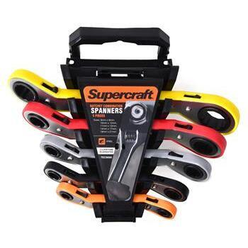 Spanner Ratchet Combination 5Pce Supercraft