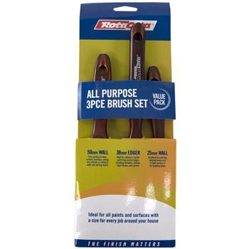 Brush Set All Purpose 3pk RotaCota