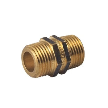 Hexagon Nipple Brass 6MM